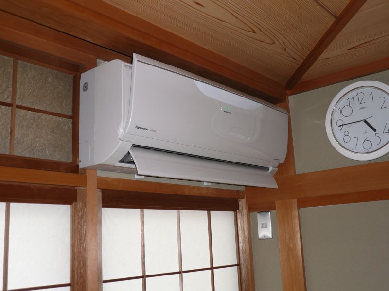 和室へのエアコン取り付け